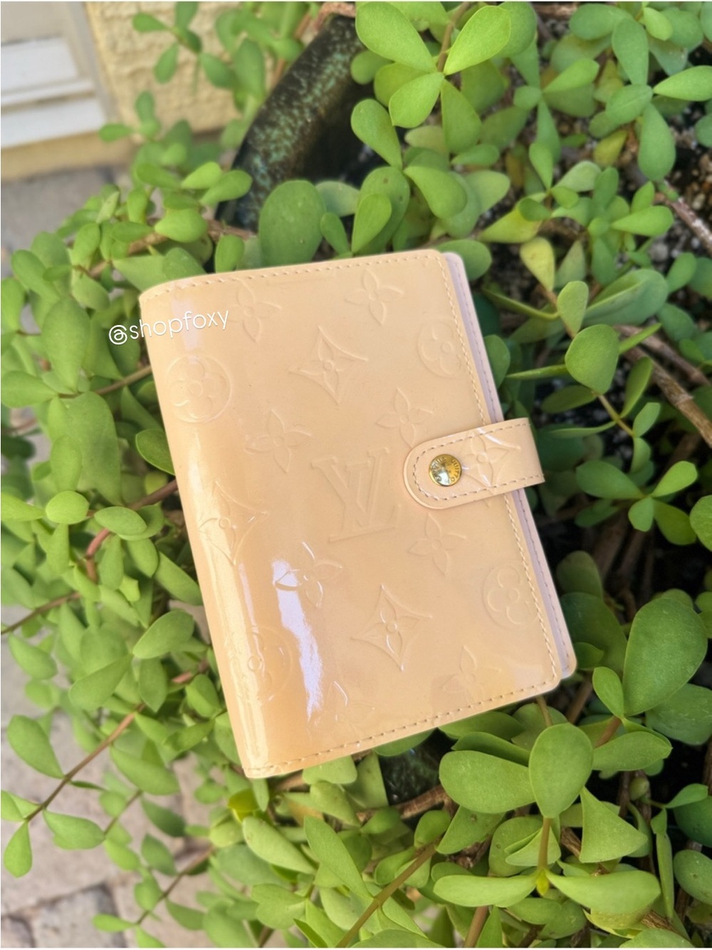 Louis Vuitton Monogram Vernis Small Ring Agenda Cover